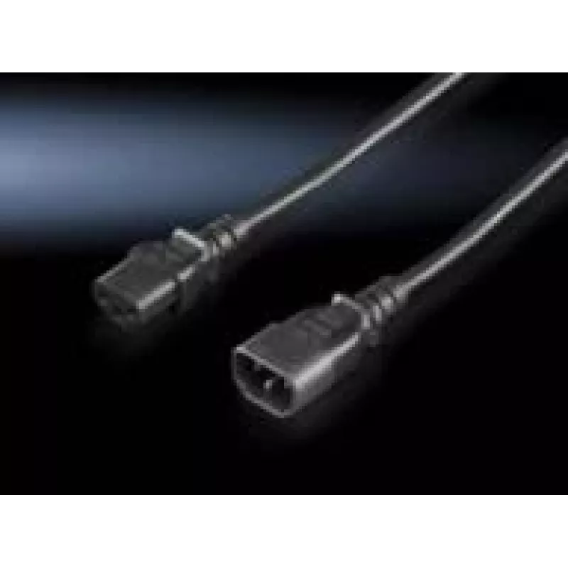 Power Cable Rittal DK 7200.215 Black 1.8 m C14 C13