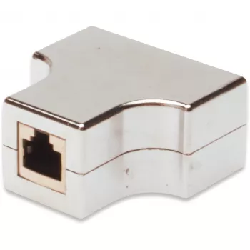 Network Cable Digitus CAT 5e RJ45 Modular Coupler Shielded Grey
