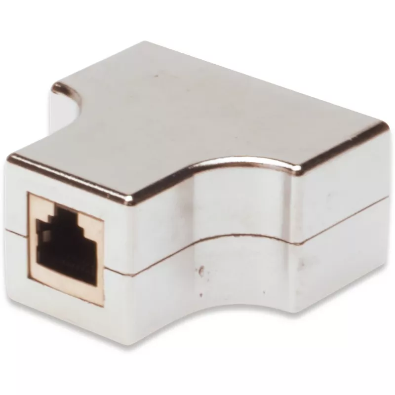 Network Cable Digitus CAT 5e RJ45 Modular Coupler Shielded Grey