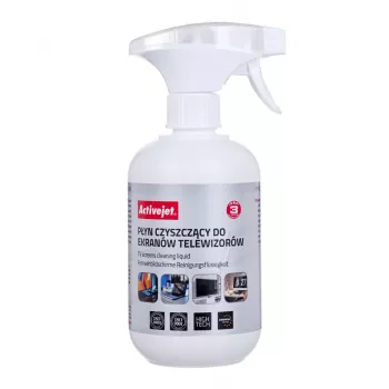 Equipment cleaning spray ActiveJet AOC-028 500 ml — for LCD/LED/Plasma screens, spray bottle