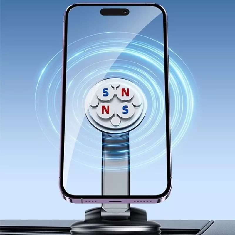 Magnetic phone holder Awei X45 for windshield and cockpit mounting, compatible with smartphones
