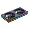 120mmx2 ARGB PWM Case Fans, Jonsbo ZA-240 Infinity Mirror 240mm Black