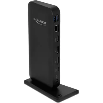 Delock USB Type-C DP 1,4 Docking Station 4K - docking station - USB-C 3,2 Gen 2 - HDMI, DP - 1GbE - 85 Watt (87746)