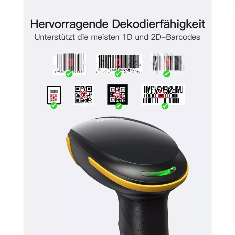 inateck Barcodescanner 35 black [BCST-35_black]