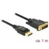Video Cable Adapter DeLOCK 85312 1m DisplayPort to DVI-D Black