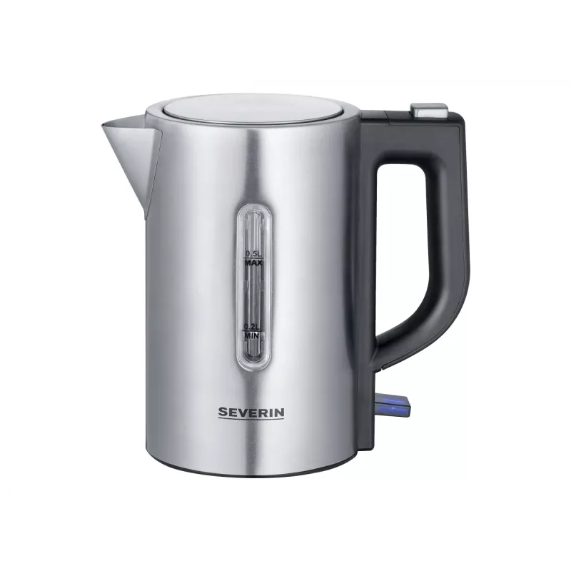 Severin WK3647 Electric Kettle Stainless Steel-brushed-black (WK3647)