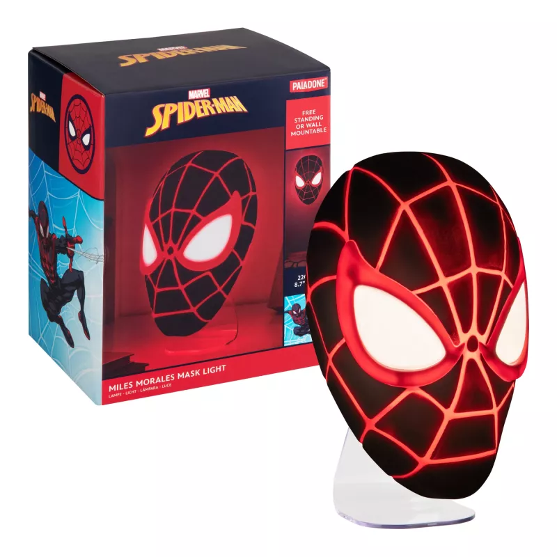 Table lamp Paladone Mask Light PP14323SPMVN Spiderman Miles Morales – character-shaped night light