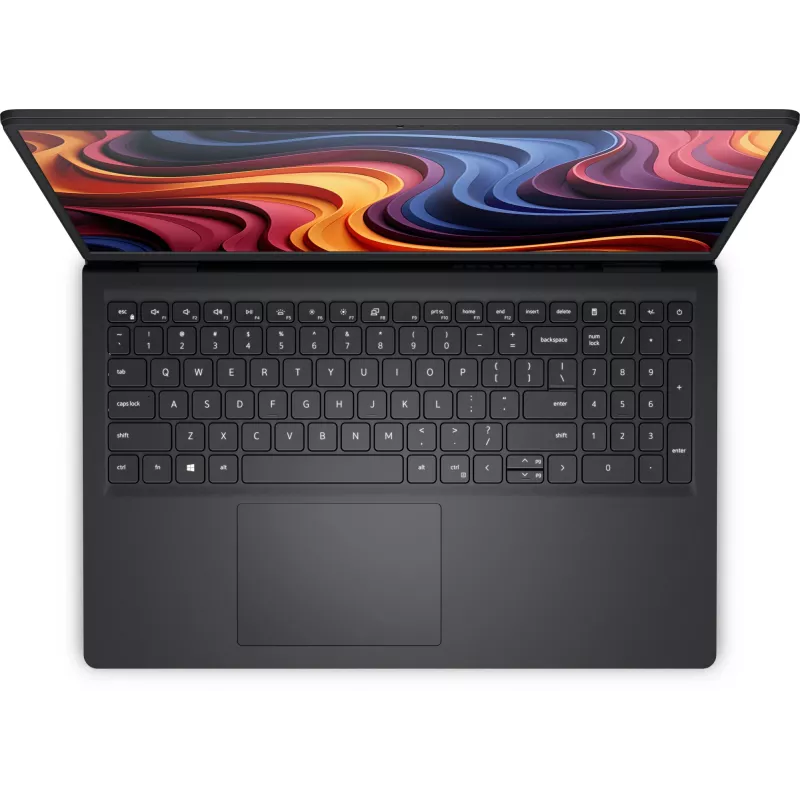 Dell 15 DC15255/AMD Ryzen 5 7520U/8GB/512GB SSD/15.6 FHD/AMD Radeon 610M/WLAN + BT/US Kb/3 Cell/W11Home/Carbon Black/3yrs Basic Onsite