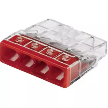 Wago terminal connector 4‑pole 0.5–2.5 mm² 24 A 400 V