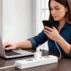 USB-A socket adapter, 5W ,5V/1A, 1xUSB-A white