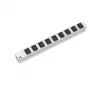Power Distribution Unit Bachmann 333.539 9 AC Outlets 1U Black Grey Silver