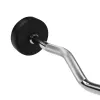 HMS GSL10 fixed rubberised barbell/grip 10kg