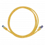 Logilink Professional Ultraflex - Patch-Cable - RJ-45 (M) to RJ-45 (M) - 50 cm - 6 mm - S/FTP -Cat.7 Raw Cable (Cable) / CAT 6a (Ports) - Halogen-Free, Moulded, Snagless - Yellow, 