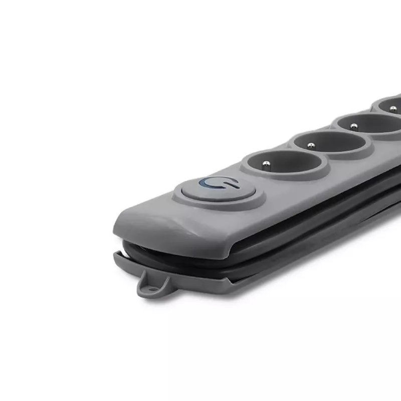Surge Protector Qoltec 50165 Grey 6 AC outlets 230 V 1.8 m