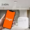Smoke detector with battery Tuya WiFi LED