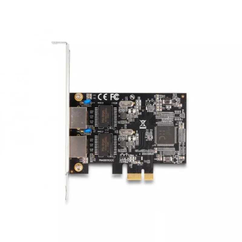 Delock PCI Express x1 Karte auf 2 x RJ45 Gigabit LAN RTL8111 (88615)