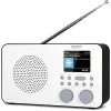 Internet radio TECHNISAT VIOLA 2 C IR — Analog & digital tuner, DAB+/FM, Wi‑Fi, 3 W, 2.4 inch TFT, 3.5 mm, Black/White
