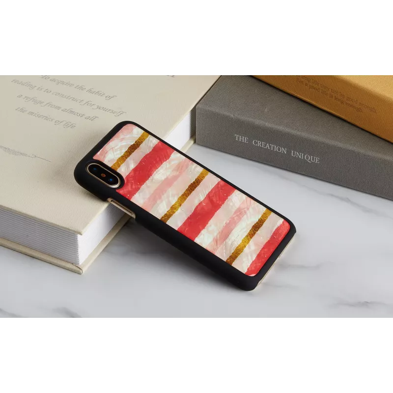 Smartphone case iKins for iPhone XS / iPhone XS Max Short Cake Black protective cover