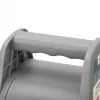 Extension reel MONTIS MT189-10 — 10 m retractable cable, 2 AC outlets, grey, plastic housing
