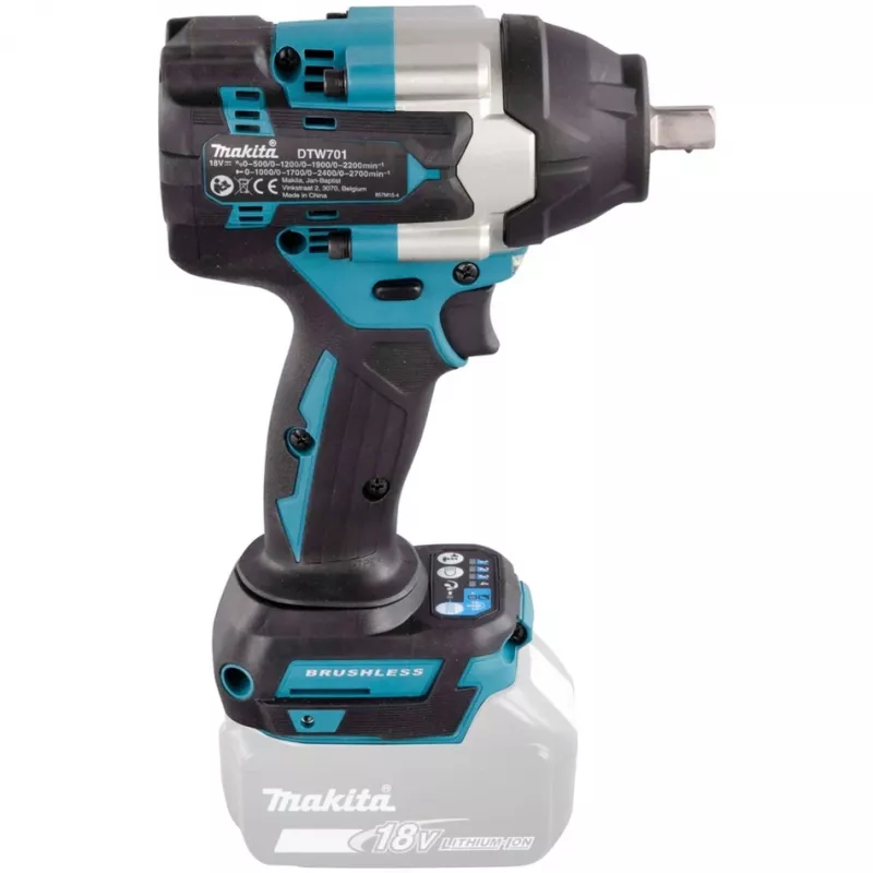 Makita DTW701Z power screwdriver/impact driver 2700 RPM Black, Blue