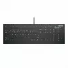 Medical Keyboard CHERRY AK-C8112 USB QWERTZ German Black 105 Keys