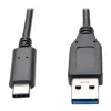 Tripp U428-003-G2 USB-C-to-USB-A-Cable (Plug/Plug) - USB 3.2 Gen 2 (10 Gbit/s) - Thunderbolt 3-compatible - 0,91 m - 1,83 m - USB C - USB A - USB 3.2 Gen 2 (3.1 Gen 2) - Male/Male