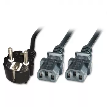 Microconnect PE011330 power cable Black 3 m 2 x C13 coupler