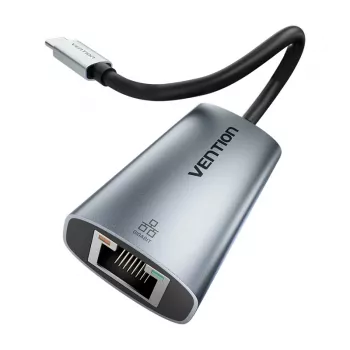 Vention CFP USB Type-C to Gigabit Ethernet Adapter 1000 Mbit/s, Grey