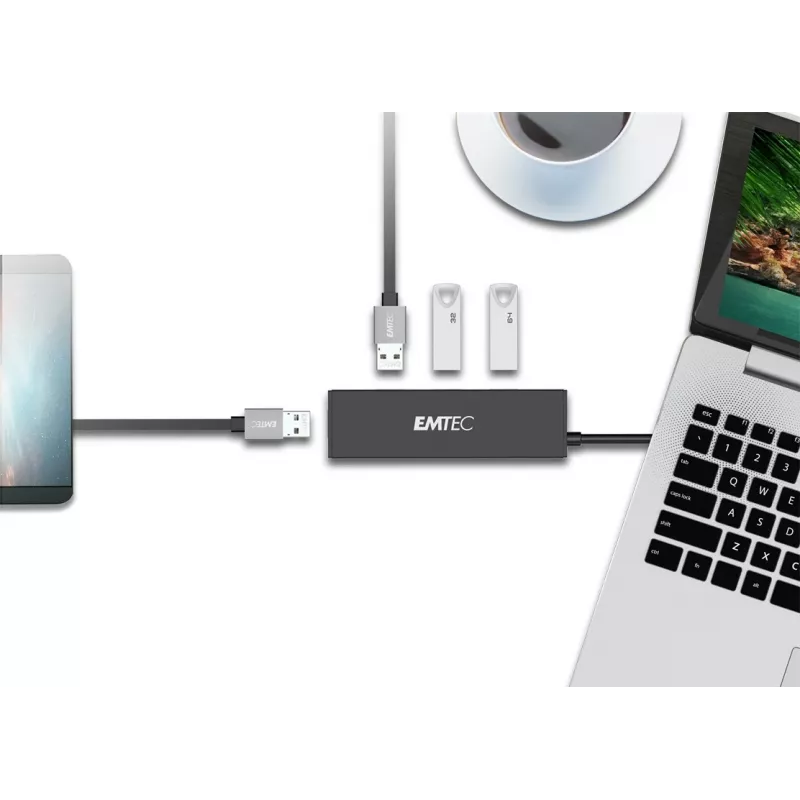 Hub Emtec T620A Type-A Classic USB 3.2 Gen 1