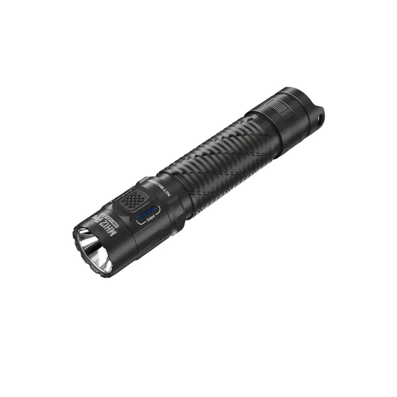 Hand flashlight Nitecore MH12 Pro Black LED 3300 lm USB-rechargeable 5300 mAh, aluminum, 138.5 mm, 81.5 g, waterproof 2 m