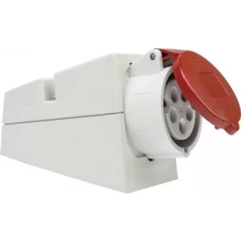Wall Socket AS Schwabe 60430 — CEE 16 A 5‑pole 400 V industrial receptacle