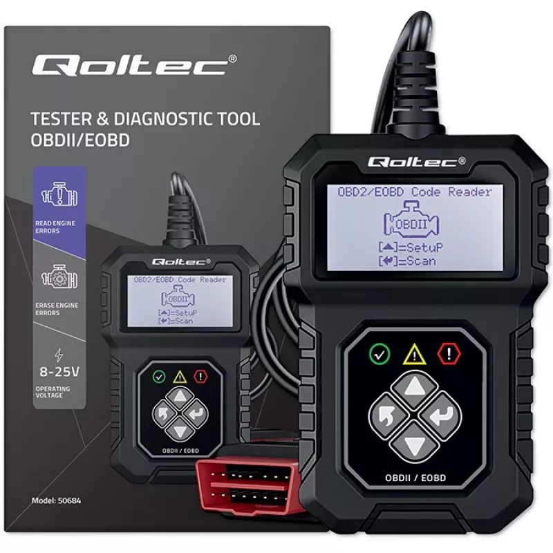 OBDII diagnostic tester QOLTEC ProLine (model 50684)