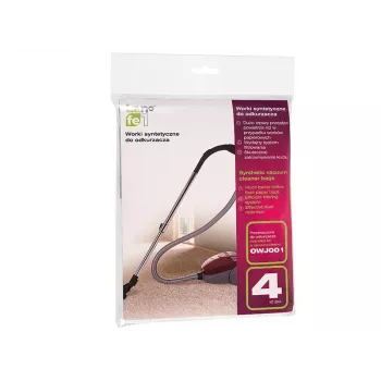 Vacuum cleaner bags LAFE for model OWJ001 — synthetic, 4 pcs