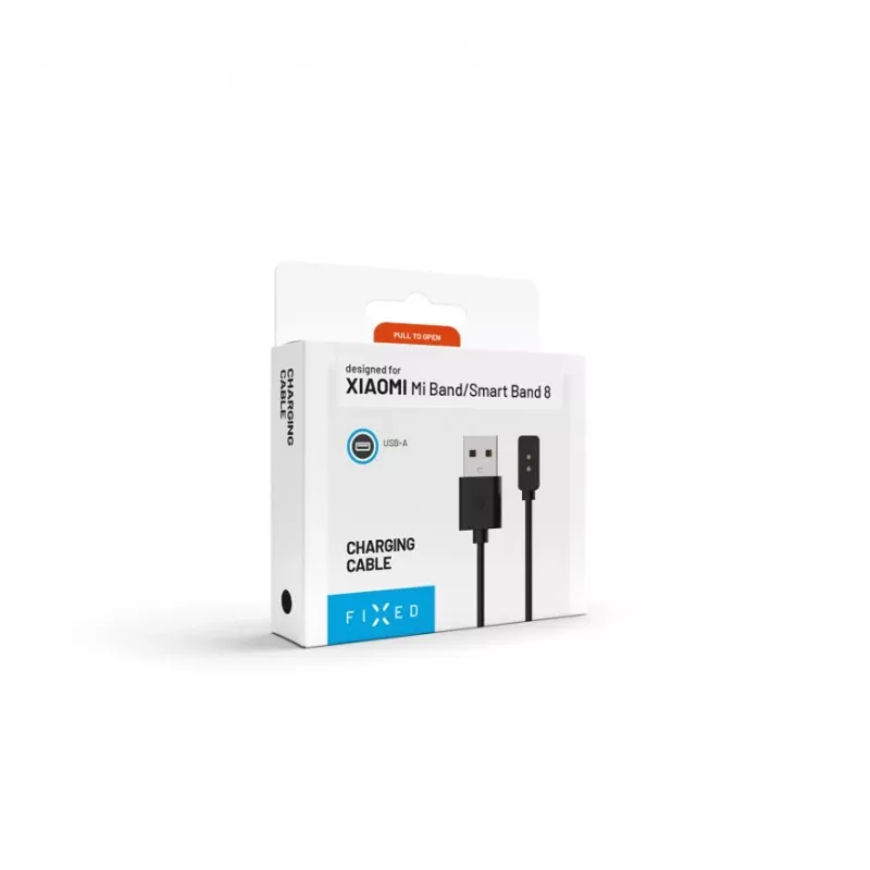 Charging cable FIXED for Xiaomi Mi Band 8 / 9 Pro / Active, USB-A, 1 m