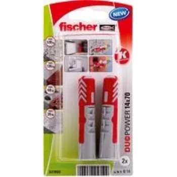 Fischer DuoPower 14 x 70 K NV Wall Plug 70 mm 537655 1 Set (537655)