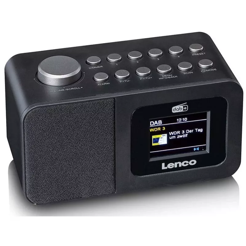 Tabletop radio Lenco CR-625BK — FM/AM receiver with Bluetooth, black