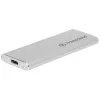 Transcend ESD240C - SSD - 480 GB - external (Portable) - M.2 - USB 3.1 Gen 2 (USB-C Connector) - Silver