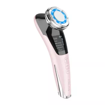 ANLAN 01-ADRY11-001 ultrasonic facial care device, pink