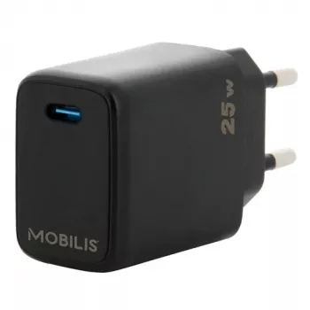 Mobile device charger Mobilis 001380 Universal Black AC Fast charging