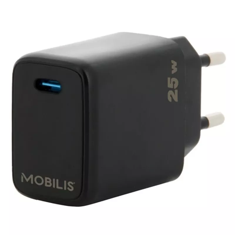 Mobile device charger Mobilis 001380 Universal Black AC Fast charging