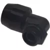 Alphacool HF Screw-In Fitting TPV Metal - 90° Rotatable 12,7/7,6mm - Black (17455)