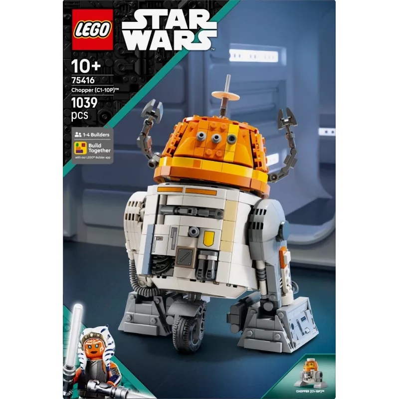Construction set LEGO Star Wars Chopper C1-10P Astromech Droid model 75416, 1039 pieces, age 10+, height 220 mm