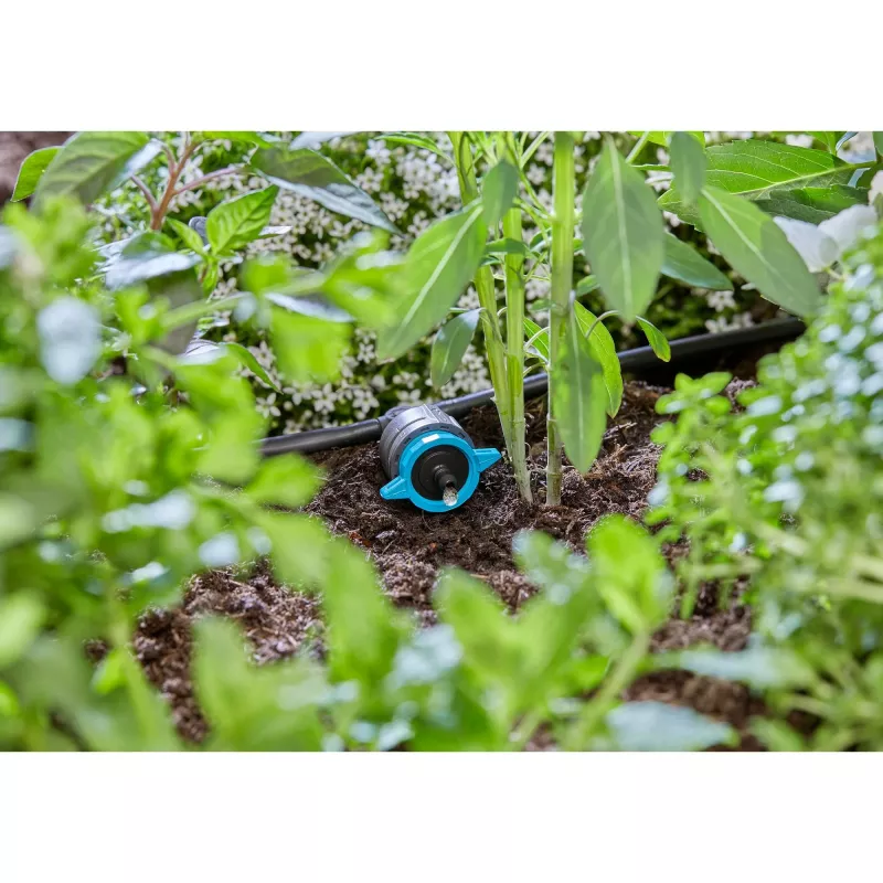 Irrigation dripper Gardena 13314-20 8 l/h Black In-line mounting