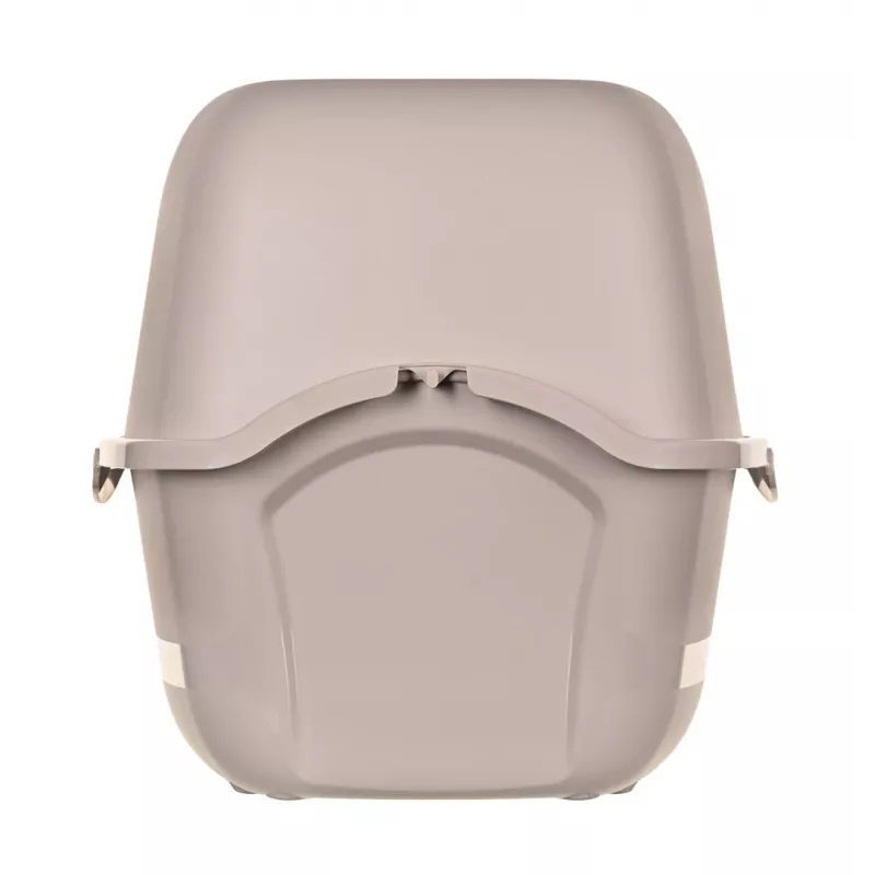 Litter box DIAMENTIQ BAYA, plastic, reversible doors, 55.5×40×38.7 cm, beige