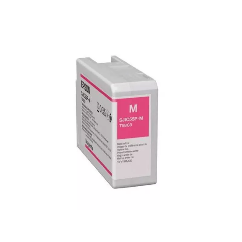 Ink Cartridge Epson SJIC55(M) for ColorWorks CW-D6500/D6000, Magenta