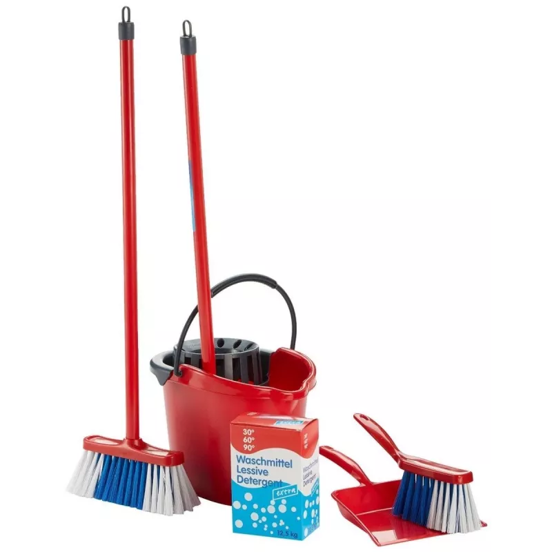 Vileda cleaning trolley with accessories