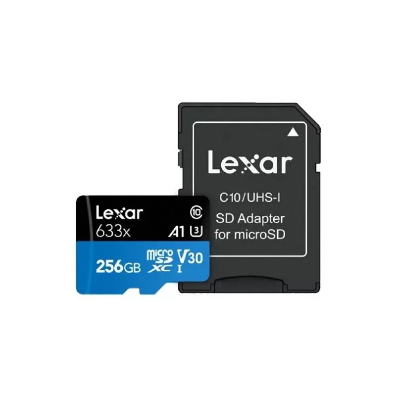 Lexar 633x 256 GB MicroSDXC UHS-I Class 10