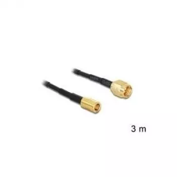 Coaxial Cable DeLOCK 88647 RG-174 3 m SMA SMB Black