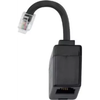 Hager EHZ001A cable gender changer R12 RJ10 Black (EHZ001A)