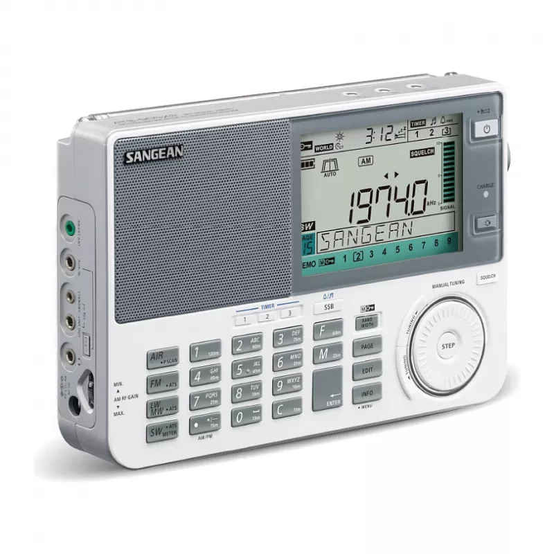 Portable Radio Sangean ATS-909 X2 — white — AM FM SW digital tuning